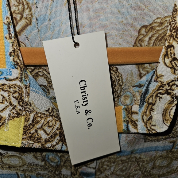 Christy Multicolor Button Down Shirt - Picture 2 of 3